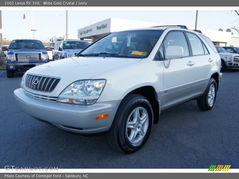 White Gold Crystal / Ivory 2002 Lexus RX 300