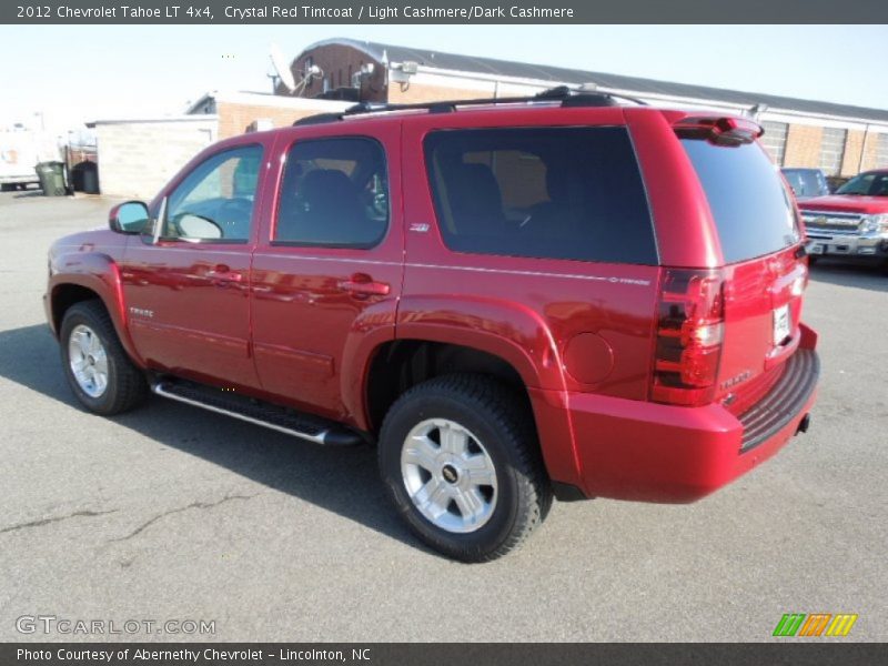 Crystal Red Tintcoat / Light Cashmere/Dark Cashmere 2012 Chevrolet Tahoe LT 4x4