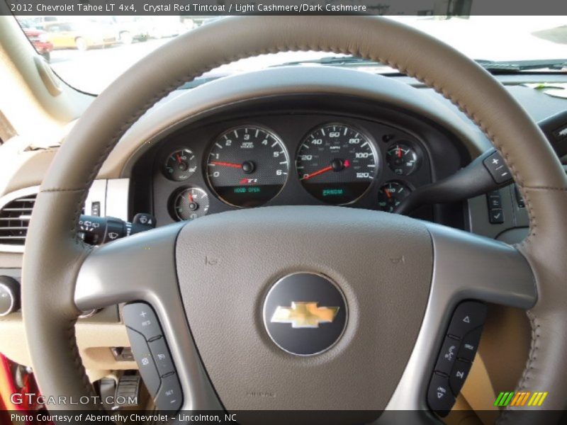 Crystal Red Tintcoat / Light Cashmere/Dark Cashmere 2012 Chevrolet Tahoe LT 4x4