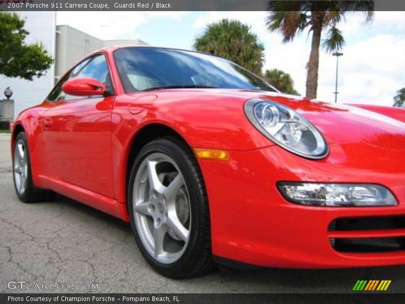 Guards Red / Black 2007 Porsche 911 Carrera Coupe