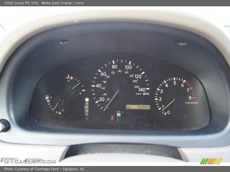 White Gold Crystal / Ivory 2002 Lexus RX 300
