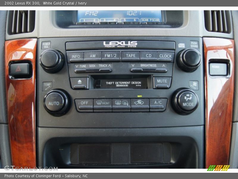 Audio System of 2002 RX 300
