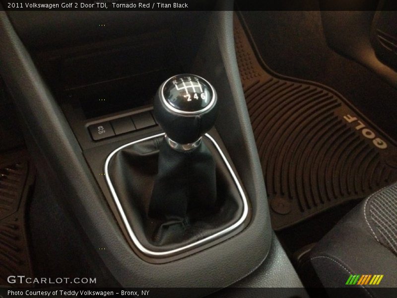 Tornado Red / Titan Black 2011 Volkswagen Golf 2 Door TDI