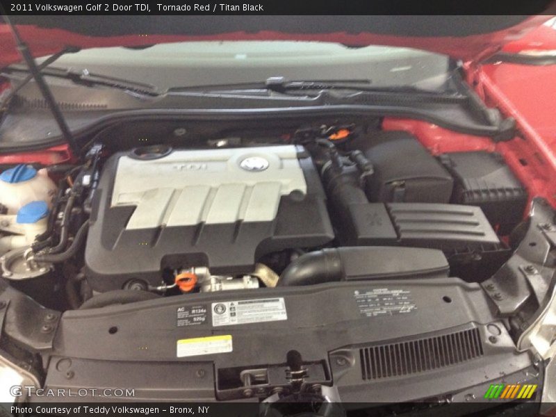 Tornado Red / Titan Black 2011 Volkswagen Golf 2 Door TDI
