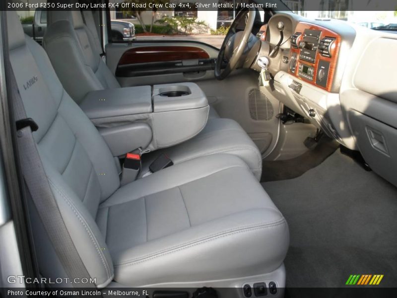 Silver Metallic / Medium Flint 2006 Ford F250 Super Duty Lariat FX4 Off Road Crew Cab 4x4