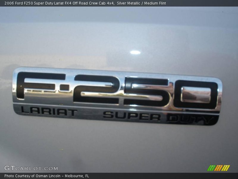 Silver Metallic / Medium Flint 2006 Ford F250 Super Duty Lariat FX4 Off Road Crew Cab 4x4