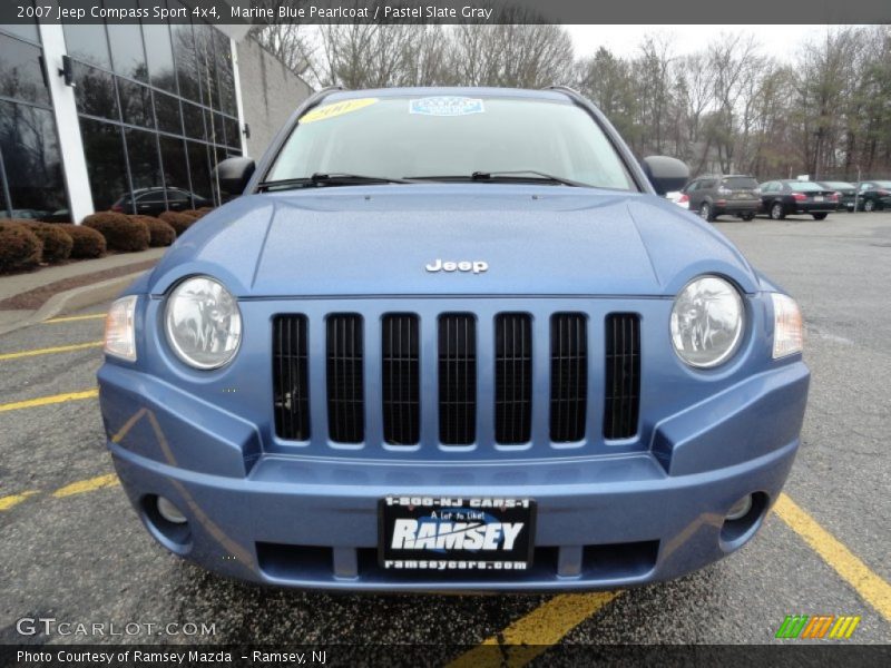 Marine Blue Pearlcoat / Pastel Slate Gray 2007 Jeep Compass Sport 4x4