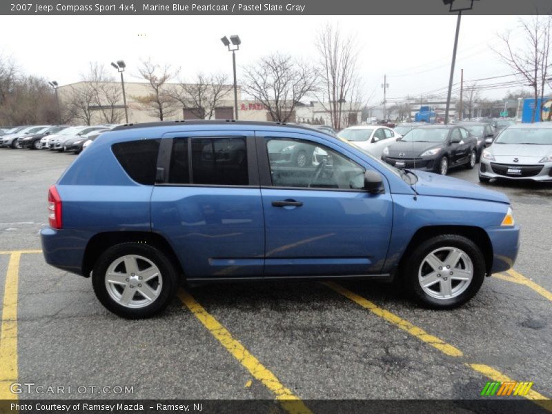 Marine Blue Pearlcoat / Pastel Slate Gray 2007 Jeep Compass Sport 4x4