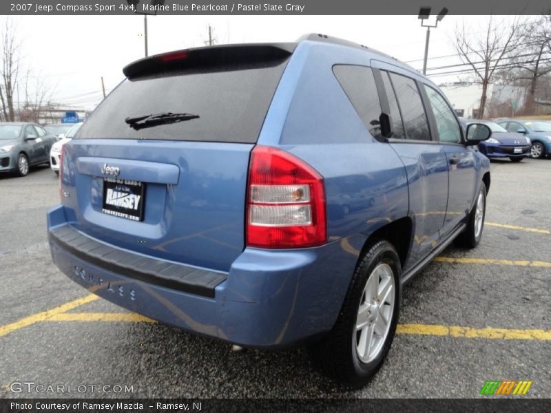 Marine Blue Pearlcoat / Pastel Slate Gray 2007 Jeep Compass Sport 4x4