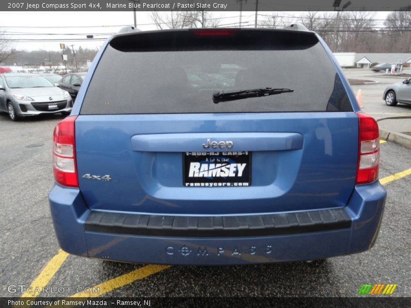 Marine Blue Pearlcoat / Pastel Slate Gray 2007 Jeep Compass Sport 4x4