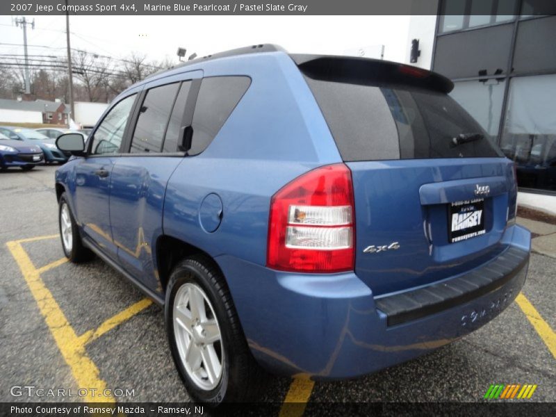 Marine Blue Pearlcoat / Pastel Slate Gray 2007 Jeep Compass Sport 4x4