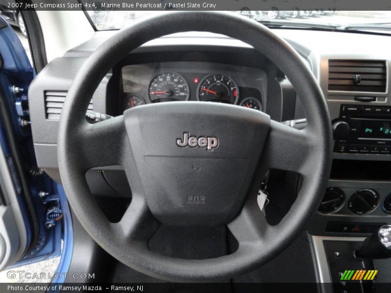 Marine Blue Pearlcoat / Pastel Slate Gray 2007 Jeep Compass Sport 4x4