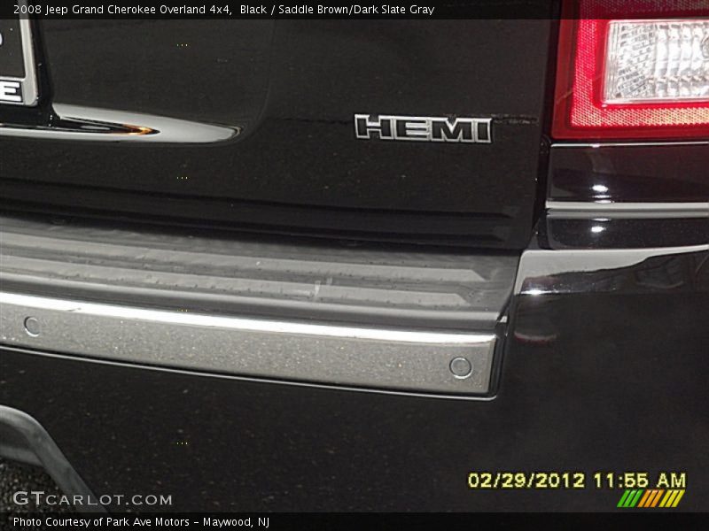 Black / Saddle Brown/Dark Slate Gray 2008 Jeep Grand Cherokee Overland 4x4