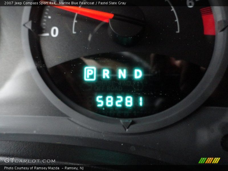 Marine Blue Pearlcoat / Pastel Slate Gray 2007 Jeep Compass Sport 4x4