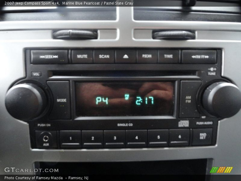 Marine Blue Pearlcoat / Pastel Slate Gray 2007 Jeep Compass Sport 4x4