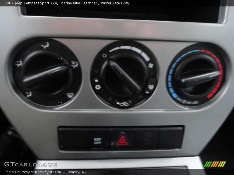 Marine Blue Pearlcoat / Pastel Slate Gray 2007 Jeep Compass Sport 4x4