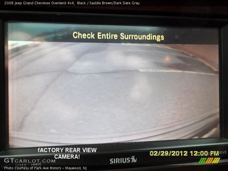 Black / Saddle Brown/Dark Slate Gray 2008 Jeep Grand Cherokee Overland 4x4