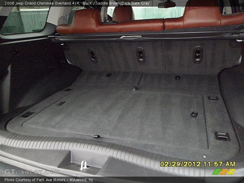 Black / Saddle Brown/Dark Slate Gray 2008 Jeep Grand Cherokee Overland 4x4