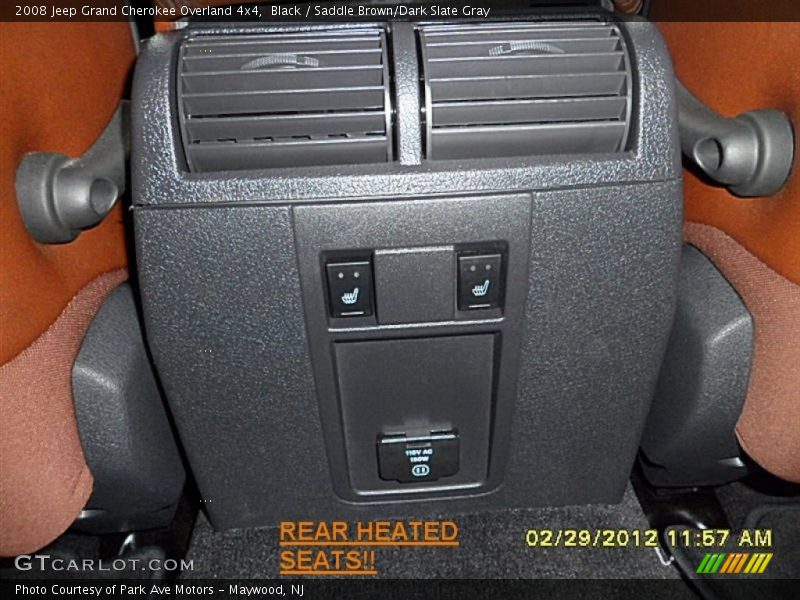 Black / Saddle Brown/Dark Slate Gray 2008 Jeep Grand Cherokee Overland 4x4