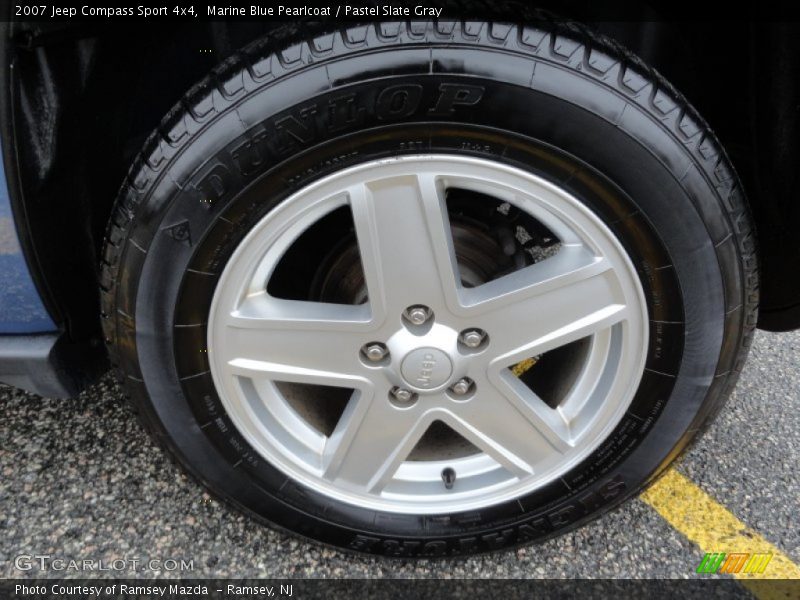 Marine Blue Pearlcoat / Pastel Slate Gray 2007 Jeep Compass Sport 4x4
