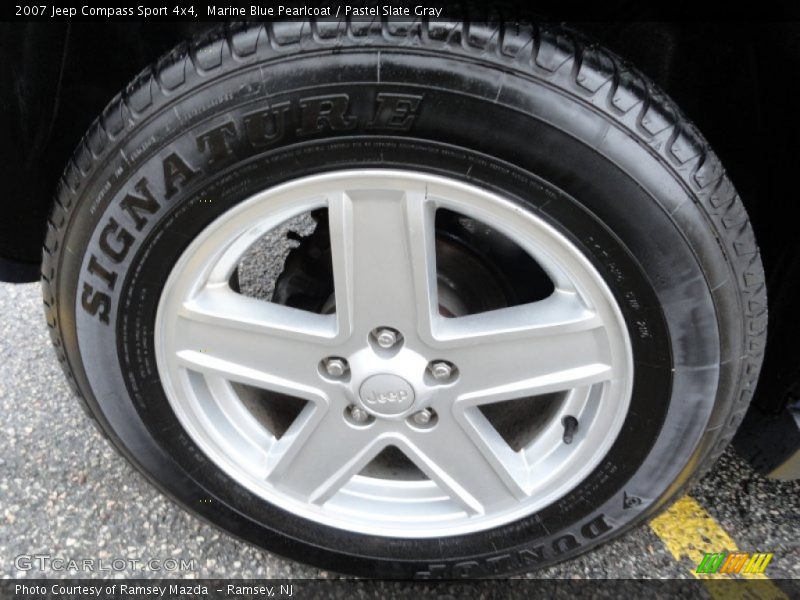 Marine Blue Pearlcoat / Pastel Slate Gray 2007 Jeep Compass Sport 4x4