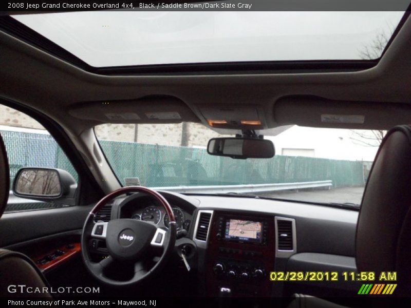 Black / Saddle Brown/Dark Slate Gray 2008 Jeep Grand Cherokee Overland 4x4