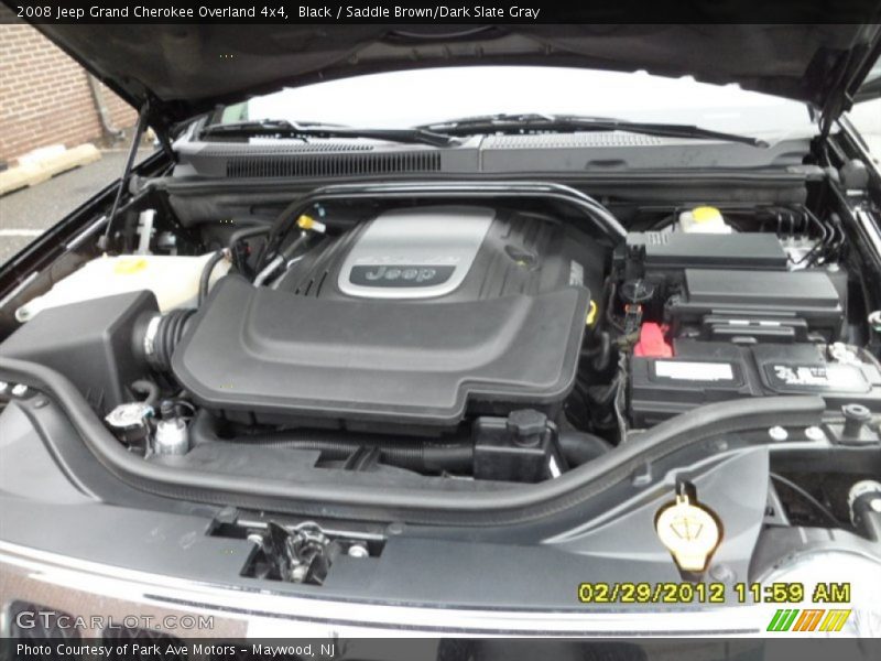 Black / Saddle Brown/Dark Slate Gray 2008 Jeep Grand Cherokee Overland 4x4