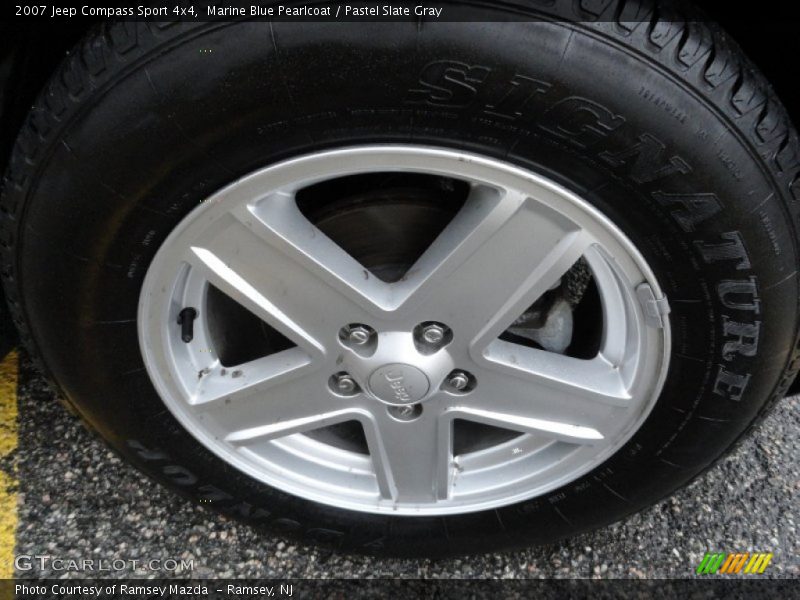 Marine Blue Pearlcoat / Pastel Slate Gray 2007 Jeep Compass Sport 4x4
