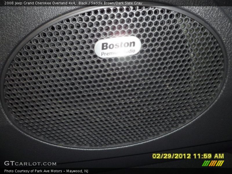 Black / Saddle Brown/Dark Slate Gray 2008 Jeep Grand Cherokee Overland 4x4