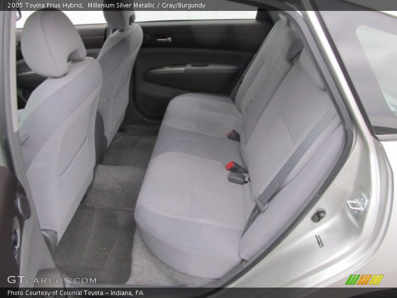 Millenium Silver Metallic / Gray/Burgundy 2005 Toyota Prius Hybrid