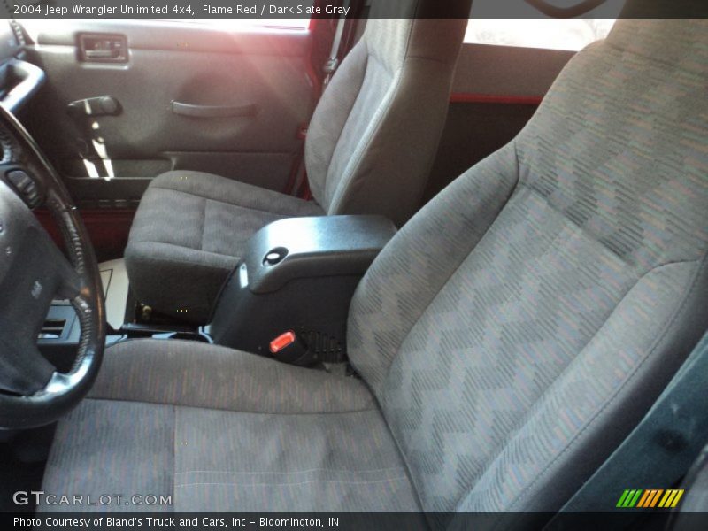 Flame Red / Dark Slate Gray 2004 Jeep Wrangler Unlimited 4x4