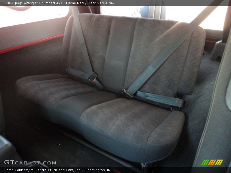 Flame Red / Dark Slate Gray 2004 Jeep Wrangler Unlimited 4x4