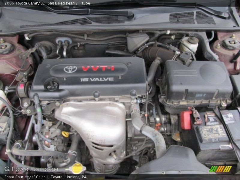 Salsa Red Pearl / Taupe 2006 Toyota Camry LE
