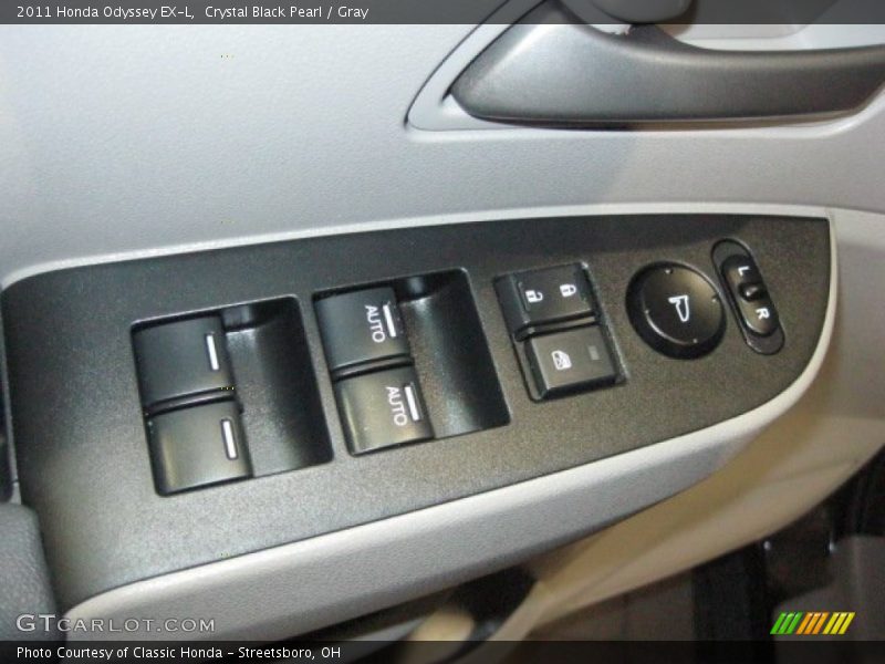 Crystal Black Pearl / Gray 2011 Honda Odyssey EX-L