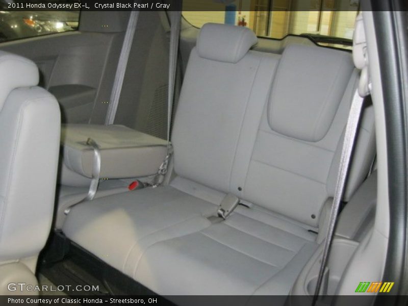 Crystal Black Pearl / Gray 2011 Honda Odyssey EX-L