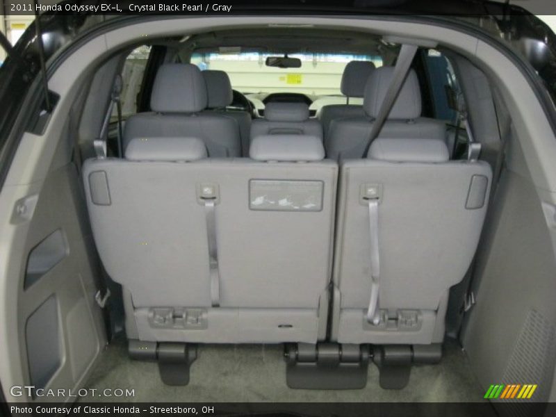 Crystal Black Pearl / Gray 2011 Honda Odyssey EX-L