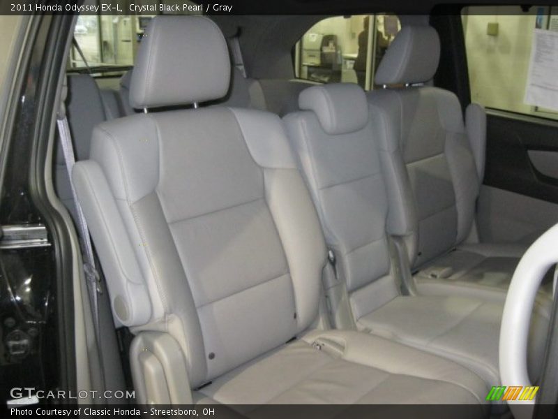 Crystal Black Pearl / Gray 2011 Honda Odyssey EX-L