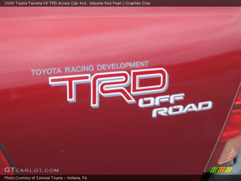  2006 Tacoma V6 TRD Access Cab 4x4 Logo
