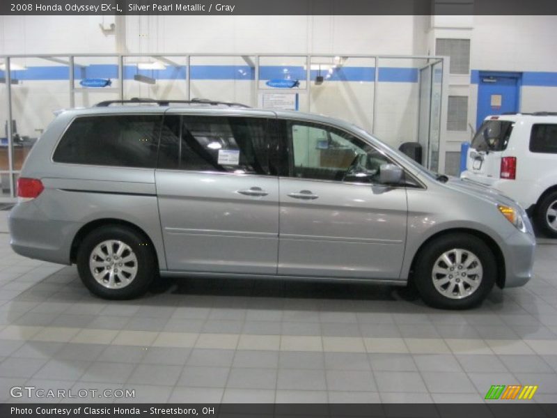 Silver Pearl Metallic / Gray 2008 Honda Odyssey EX-L