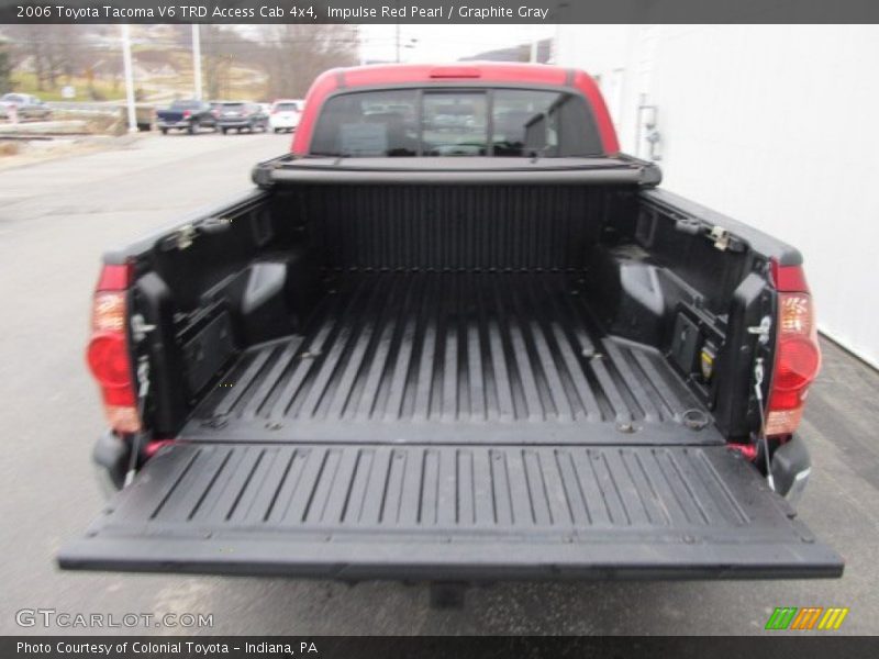 Impulse Red Pearl / Graphite Gray 2006 Toyota Tacoma V6 TRD Access Cab 4x4