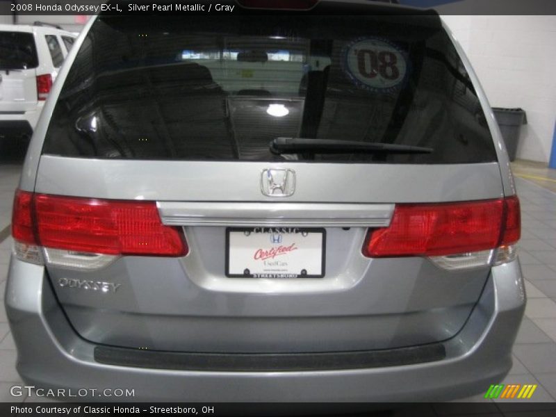 Silver Pearl Metallic / Gray 2008 Honda Odyssey EX-L