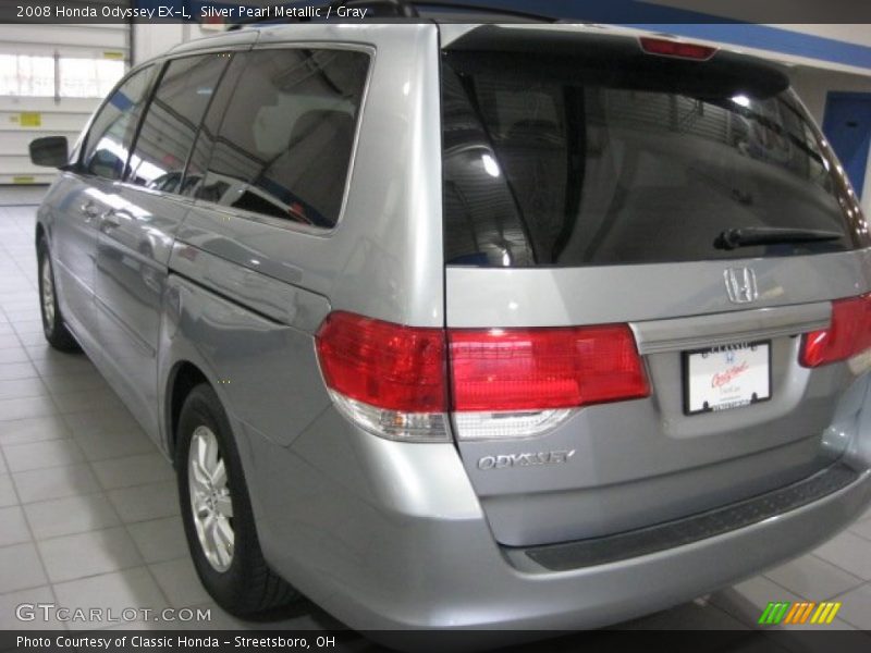 Silver Pearl Metallic / Gray 2008 Honda Odyssey EX-L