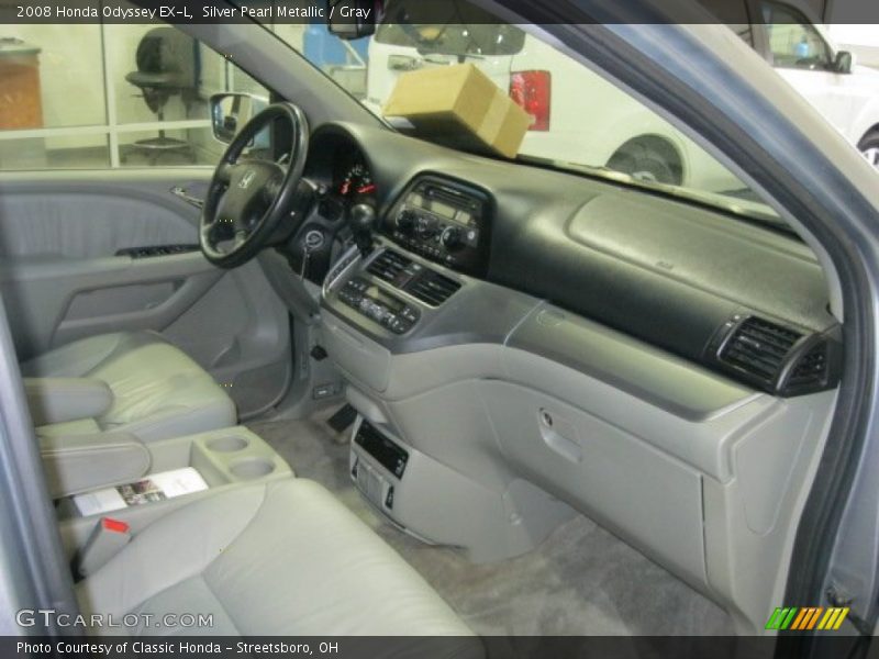 Silver Pearl Metallic / Gray 2008 Honda Odyssey EX-L