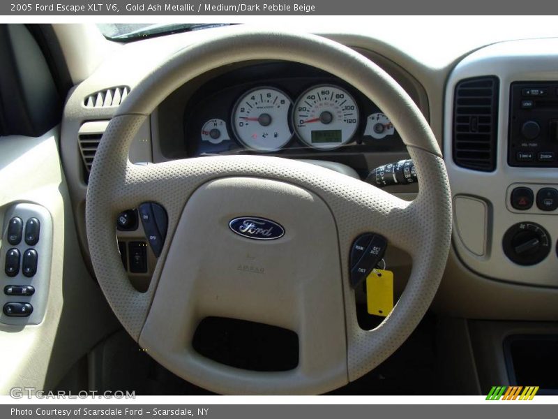 Gold Ash Metallic / Medium/Dark Pebble Beige 2005 Ford Escape XLT V6