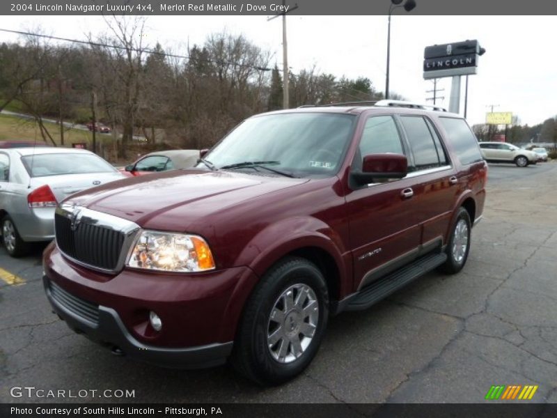 Merlot Red Metallic / Dove Grey 2004 Lincoln Navigator Luxury 4x4