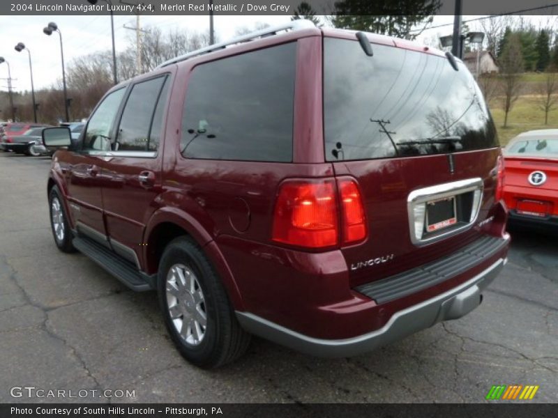 Merlot Red Metallic / Dove Grey 2004 Lincoln Navigator Luxury 4x4