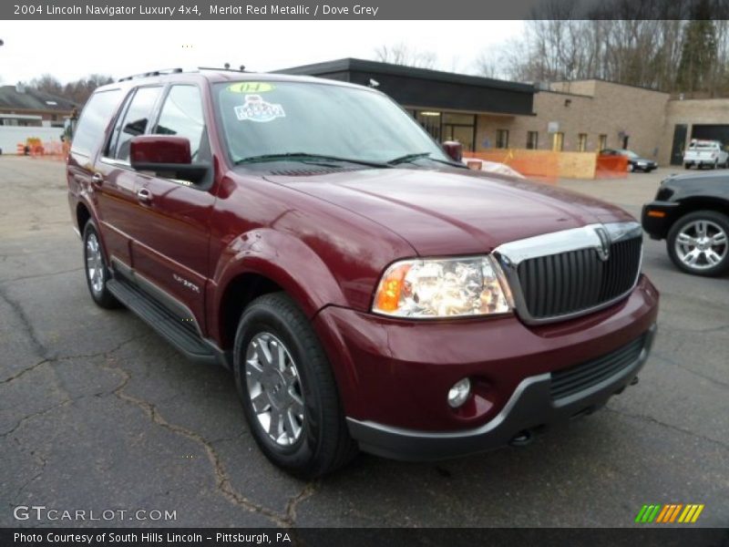 Merlot Red Metallic / Dove Grey 2004 Lincoln Navigator Luxury 4x4