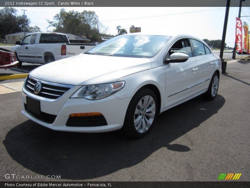 Candy White / Black 2012 Volkswagen CC Sport