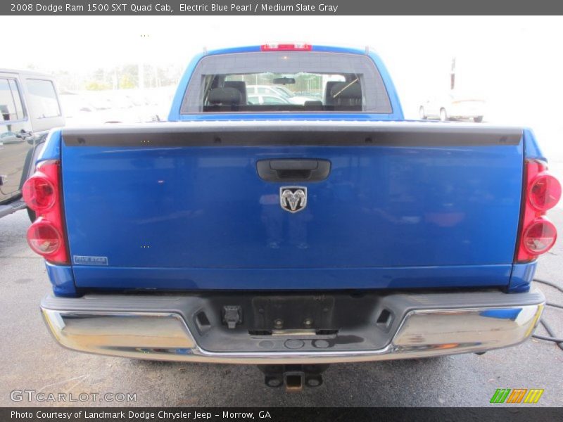 Electric Blue Pearl / Medium Slate Gray 2008 Dodge Ram 1500 SXT Quad Cab