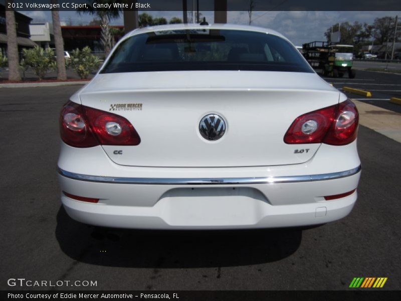Candy White / Black 2012 Volkswagen CC Sport